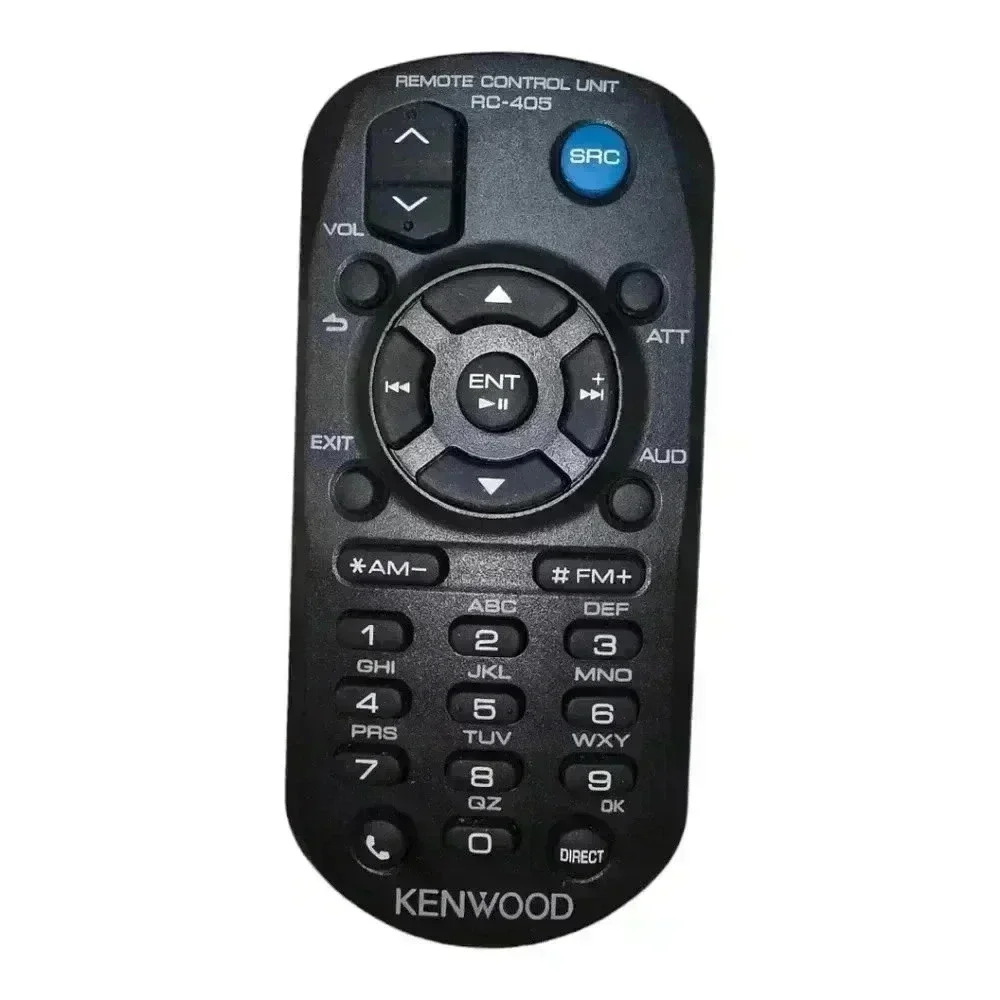 Kenwood RC-405 *READ* Car Stereo Remote Control Unit Black *Phone Light Tested